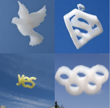 flogo flying logo  for your corporate event